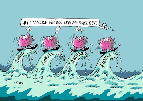 Cartoon: Murmelmurmel (medium) by RABE tagged corona,bundländerkonferenz,merkel,kanzleramt,lockerungen,stufenplan,öffnungen,lockdown,shutdown,baumärkte,impfdosen,rki,fallzahlen,inzidenzwert,spahn,impfzentren,impfreihenfolge,notbremse,ampel,murmeltier,grüße,welle,wellenreiter,surfer,corona,bundländerkonferenz,merkel,kanzleramt,lockerungen,stufenplan,öffnungen,lockdown,shutdown,baumärkte,impfdosen,rki,fallzahlen,inzidenzwert,spahn,impfzentren,impfreihenfolge,notbremse,ampel,murmeltier,grüße,welle,wellenreiter,surfer