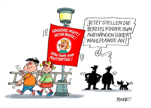 Muttertag plakatiert Muttertag plakatiert