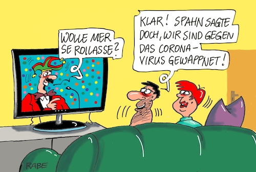 Cartoon: Net Roilasse (medium) by RABE tagged karneval,fasching,elferrat,bütt,büttenredner,rosenmontag,galasitzung,rabe,ralf,böhme,cartoon,karikatur,pressezeichnujng,farbcartoon,tagescartoon,mainz,wolle,mer,se,roilasse,fernsehen,tv,narr,corona,china,peking,coronavirus,virus,ansteckungsgefahr,evakuierung,quarantäne,fastnacht,karneval,fasching,elferrat,bütt,büttenredner,rosenmontag,galasitzung,rabe,ralf,böhme,cartoon,karikatur,pressezeichnujng,farbcartoon,tagescartoon,mainz,wolle,mer,se,roilasse,fernsehen,tv,narr,corona,china,peking,coronavirus,virus,ansteckungsgefahr,evakuierung,quarantäne,fastnacht