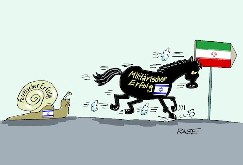 Cartoon: Neues aus der Tierwelt (medium) by RABE tagged israel,netanjahu,mullah,iran,chamenei,hamas,gaza,trump,usa,cartoon,karikatur,rabe,ralf,böhme,pressezeichnung,farbcartoon,tagescartoon,pferd,schnecke,raketen,bomben,zentrifugen,atomwaffen,teheran,atomprogramm,israel,netanjahu,mullah,iran,chamenei,hamas,gaza,trump,usa,cartoon,karikatur,rabe,ralf,böhme,pressezeichnung,farbcartoon,tagescartoon,pferd,schnecke,raketen,bomben,zentrifugen,atomwaffen,teheran,atomprogramm