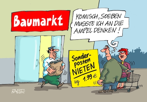 Cartoon: Niet und nagelfest (medium) by RABE tagged bundestagswahl,wahlkampf,hürde,wähler,wahlergebnis,rabe,ralf,böhme,cartoon,karikatur,pressezeichnung,farbcartoon,tagescartoon,christian,lindner,einzug,bundestag,ampelregierung,rot,gelb,grün,baumarkt,heimwerker,heimwerkerabteilung,schraubenabteilung,nieten,handwerkerabteilung,bundestagswahl,wahlkampf,hürde,wähler,wahlergebnis,rabe,ralf,böhme,cartoon,karikatur,pressezeichnung,farbcartoon,tagescartoon,christian,lindner,einzug,bundestag,ampelregierung,rot,gelb,grün,baumarkt,heimwerker,heimwerkerabteilung,schraubenabteilung,nieten,handwerkerabteilung