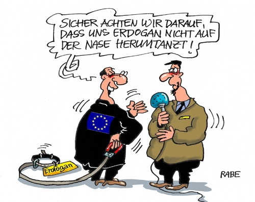 Cartoon: Nochmal mit Logo (medium) by RABE tagged erdogan,merkel,türkei,böhmermann,satire,schmähgedicht,staatsaffäre,justiz,strafprozess,rabe,ralf,böhme,cartoon,tagescartoon,farbcartoon,ministerpräsident,flüchtlingskrise,putsch,säuberung,halsband,hundeleine,erdogan,merkel,türkei,böhmermann,satire,schmähgedicht,staatsaffäre,justiz,strafprozess,rabe,ralf,böhme,cartoon,tagescartoon,farbcartoon,ministerpräsident,flüchtlingskrise,putsch,säuberung,halsband,hundeleine