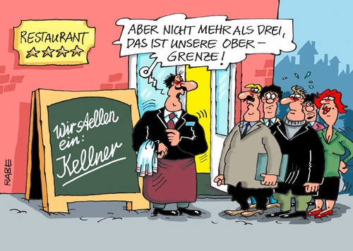 Cartoon: Oberkellnergrenze (medium) by RABE tagged obergrenze,flüchtlinge,flüchtlingsstrom,eu,verteilung,aufnahmestopp,bayern,seehofer,csu,merkel,osteuropa,asylanten,rabe,ralf,böhme,cartoon,karikatur,pressezeichnung,farbcartoon,tagescartoon,kellner,ober,oberkellner,einstellung,bewerbung,bewerbungsgespräch,gastronomie,restaurant,gaststätte,bewerber,obergrenze,flüchtlinge,flüchtlingsstrom,eu,verteilung,aufnahmestopp,bayern,seehofer,csu,merkel,osteuropa,asylanten,rabe,ralf,böhme,cartoon,karikatur,pressezeichnung,farbcartoon,tagescartoon,kellner,ober,oberkellner,einstellung,bewerbung,bewerbungsgespräch,gastronomie,restaurant,gaststätte,bewerber