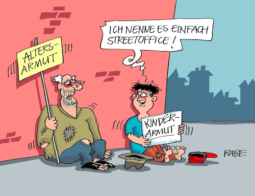 Cartoon: Outdooroffice (medium) by RABE tagged virus,corona,pandemie,coronakrise,rabe,ralf,böhme,cartoon,karikatur,pressezeichnung,farbcartoon,tagescartoon,viren,virenschutz,mundschutz,desinfektion,föderal,föderalismus,ländersache,homeoffice,streetworker,streetoffice,kinder,kinderarmut,armut,altersarmut,sozialhilfe,opa,enkel,jobverlust,virus,corona,pandemie,coronakrise,rabe,ralf,böhme,cartoon,karikatur,pressezeichnung,farbcartoon,tagescartoon,viren,virenschutz,mundschutz,desinfektion,föderal,föderalismus,ländersache,homeoffice,streetworker,streetoffice,kinder,kinderarmut,armut,altersarmut,sozialhilfe,opa,enkel,jobverlust