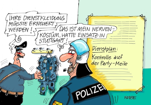 Cartoon: Party Party (medium) by RABE tagged stuttgart,party,partymeile,polizei,polizeieinsatz,uniform,nervenkostüm,rabe,ralf,böhme,cartoon,karikatur,pressezeichnung,farbcartoon,tagescartoon,randale,randalirer,zertörungswut,plünderungen,gewalt,stuttgart,party,partymeile,polizei,polizeieinsatz,uniform,nervenkostüm,rabe,ralf,böhme,cartoon,karikatur,pressezeichnung,farbcartoon,tagescartoon,randale,randalirer,zertörungswut,plünderungen,gewalt