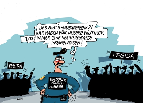Pegida Rettungsgasse Pegida Rettungsgasse