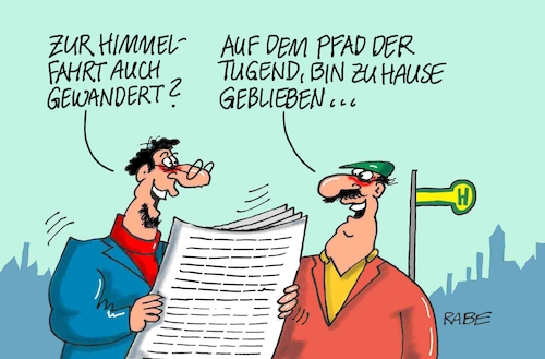 Cartoon: Pfadfinder (medium) by RABE tagged virus,corona,pandemie,coronakrise,rabe,ralf,böhme,cartoon,karikatur,pressezeichnung,farbcartoon,tagescartoon,viren,virenschutz,mundschutz,desinfektion,föderal,föderalismus,ländersache,vatertag,männertag,himmelfahrt,wanderung,tugen,ansteckungsgefahr,virus,corona,pandemie,coronakrise,rabe,ralf,böhme,cartoon,karikatur,pressezeichnung,farbcartoon,tagescartoon,viren,virenschutz,mundschutz,desinfektion,föderal,föderalismus,ländersache,vatertag,männertag,himmelfahrt,wanderung,tugen,ansteckungsgefahr