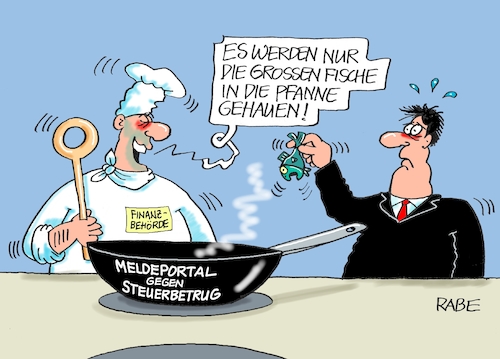 Cartoon: Pfannengericht (medium) by RABE tagged bundestagswahl,wahlkampf,osten,ddr,ostbeauftragter,bundesregierung,recht,rabe,ralf,böhme,cartoon,karikatur,pressezeichnung,farbcartoon,tagescartoon,laschet,söder,steuersünder,steuerhinterzieher,finanzamt,finanzbehörde,meldeportal,plattform,internetplattform,steuerbetrug,pfanne,fisch,koch,bundestagswahl,wahlkampf,osten,ddr,ostbeauftragter,bundesregierung,recht,rabe,ralf,böhme,cartoon,karikatur,pressezeichnung,farbcartoon,tagescartoon,laschet,söder,steuersünder,steuerhinterzieher,finanzamt,finanzbehörde,meldeportal,plattform,internetplattform,steuerbetrug,pfanne,fisch,koch