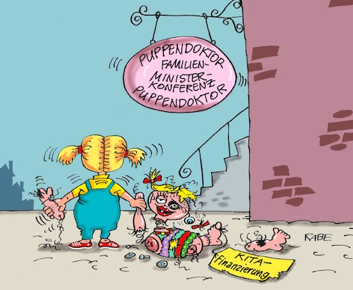 Cartoon: Puppendoktorei (medium) by RABE tagged schule,schüler,bildungsministerin,pisa,test,klassenzimmer,lehrer,rabe,ralf,böhme,cartoon,karikatur,pressezeichnung,farbcaroon,tagescartoon,telent,bildungsministerium,leistung,förderung,familienminister,kita,kindergärten,erzieherinnen,eltern,finanzierung,familienministerkonferenz,schule,schüler,bildungsministerin,pisa,test,klassenzimmer,lehrer,rabe,ralf,böhme,cartoon,karikatur,pressezeichnung,farbcaroon,tagescartoon,telent,bildungsministerium,leistung,förderung,familienminister,kita,kindergärten,erzieherinnen,eltern,finanzierung,familienministerkonferenz