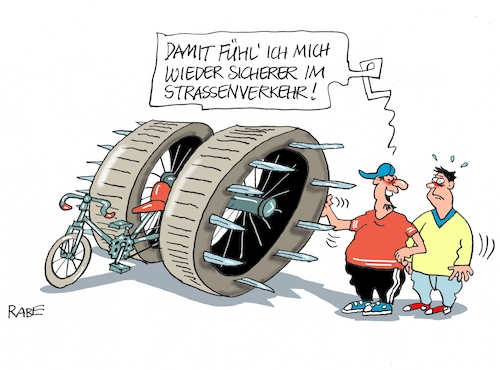 Cartoon: Radfahrer (medium) by RABE tagged feinstaub,feinstaubdiskussion,diesel,diesefahrverbot,innenstädte,vw,abgasnormen,rabe,ralf,böhme,cartoon,karikatur,pressezeichnung,farbcartoon,tagescartoon,radfahrer,fahrrad,fahradfahrer,sicherheit,straßenverkehr,autofahrer,gesundheit,verkehrsminister,unsicherheit,fahrradklimatest,feinstaub,feinstaubdiskussion,diesel,diesefahrverbot,innenstädte,vw,abgasnormen,rabe,ralf,böhme,cartoon,karikatur,pressezeichnung,farbcartoon,tagescartoon,radfahrer,fahrrad,fahradfahrer,sicherheit,straßenverkehr,autofahrer,gesundheit,verkehrsminister,unsicherheit,fahrradklimatest