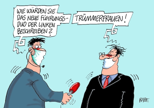 Cartoon: Räumkommando (medium) by RABE tagged corona,schnelltest,flughäfen,bahnhöfe,reiserückkehrer,testpflicht,markus,söder,bußgelder,ber,hauptstadtflughafen,eröffnung,fluggäste,viren,maskenpflicht,abstandsregeln,trümmer,trümmerfreuen,hennig,wellsow,linke,sozialisten,kommunisten,radikale,bundesvorsitz,führungsduo,doppelspitze,parteitag,onlineparteitag,wahl,delegierte,corona,schnelltest,flughäfen,bahnhöfe,reiserückkehrer,testpflicht,markus,söder,bußgelder,ber,hauptstadtflughafen,eröffnung,fluggäste,viren,maskenpflicht,abstandsregeln,trümmer,trümmerfreuen,hennig,wellsow,linke,sozialisten,kommunisten,radikale,bundesvorsitz,führungsduo,doppelspitze,parteitag,onlineparteitag,wahl,delegierte