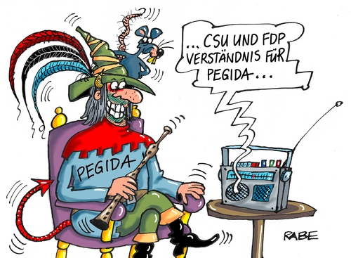 Cartoon: Rattenfänger (medium) by RABE tagged pegida,dresden,alternative,islamisten,demo,rechte,csu,fdp,ausländerfeindlichkeit,zuwanderer,semperoper,rabe,ralf,böhme,cartoon,karikatur,pressezeichnung,farbcartoon,tagescartoon,ratte,rattenfänger,flöte,radioo,verständnis,pegida,dresden,alternative,islamisten,demo,rechte,csu,fdp,ausländerfeindlichkeit,zuwanderer,semperoper,rabe,ralf,böhme,cartoon,karikatur,pressezeichnung,farbcartoon,tagescartoon,ratte,rattenfänger,flöte,radioo,verständnis