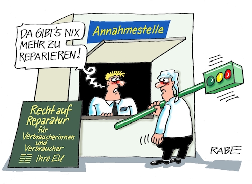 Cartoon: Reparaturstützpunkt (medium) by RABE tagged ampelregierung,scholz,spd,grüne,fdp,lindner,kinder,kindergrundsicherung,rabe,ralf,böhme,cartoon,karikatur,pressezeichnung,farbcartoon,tagescartoon,hausmeister,ohren,zähne,michel,deutschland,bude,reparatur,reparaturstützpunkt,verbrauerinnen,verbraucher,recht,eu,beleuchtung,elektrogeräte,ampelregierung,scholz,spd,grüne,fdp,lindner,kinder,kindergrundsicherung,rabe,ralf,böhme,cartoon,karikatur,pressezeichnung,farbcartoon,tagescartoon,hausmeister,ohren,zähne,michel,deutschland,bude,reparatur,reparaturstützpunkt,verbrauerinnen,verbraucher,recht,eu,beleuchtung,elektrogeräte