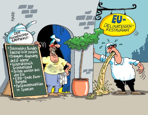 Cartoon: Restaurant (medium) by RABE tagged spd,sigmar,gabriel,umfragewerte,stimmungseu,restaurant,delikatessen,erdogan,flüchtlingsdeal,generalstreik,griechenland,parlamentswahlen,rabe,ralf,böhme,cartoon,karikatur,pressezeichnung,farbcartoon,tagescartoon,ezb,abgesang,bargeld,rücktritt,österreich,bundeskanzler,koch,michel,kotze,speien,spd,sigmar,gabriel,umfragewerte,stimmungseu,restaurant,delikatessen,erdogan,flüchtlingsdeal,generalstreik,griechenland,parlamentswahlen,rabe,ralf,böhme,cartoon,karikatur,pressezeichnung,farbcartoon,tagescartoon,ezb,abgesang,bargeld,rücktritt,österreich,bundeskanzler,koch,michel,kotze,speien