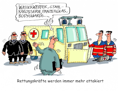 Cartoon: Rettungsaktion (medium) by RABE tagged rettung,rettungskräfte,sanitäter,ärzte,krankenwagen,polizei,unfall,attentat,attake,bodyguar,rabe,ralf,böhme,cartoon,karikatur,pressezeichnung,farbcartoon,tagescartoon,rettungswagen,karnkenwagen,notsituation,gaffer,rettung,rettungskräfte,sanitäter,ärzte,krankenwagen,polizei,unfall,attentat,attake,bodyguar,rabe,ralf,böhme,cartoon,karikatur,pressezeichnung,farbcartoon,tagescartoon,rettungswagen,karnkenwagen,notsituation,gaffer