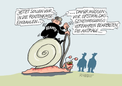 Cartoon: Rnentenschneckerich (medium) by RABE tagged merz,groko,spd,union,posten,postenvergabe,rabe,ralf,böhme,cartoon,karikatur,pressezeichnung,farbcartoon,tagescartoon,schaufenster,deko,umbau,laden,ladenhüter,regierungsbildung,schnecke,schneckenhaus,reiter,beamter,einzahlung,bärbel,bas,sozialministerin,rente,rentenkasse,rententopf,merz,groko,spd,union,posten,postenvergabe,rabe,ralf,böhme,cartoon,karikatur,pressezeichnung,farbcartoon,tagescartoon,schaufenster,deko,umbau,laden,ladenhüter,regierungsbildung,schnecke,schneckenhaus,reiter,beamter,einzahlung,bärbel,bas,sozialministerin,rente,rentenkasse,rententopf
