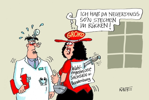 Rückenstechen Rückenstechen