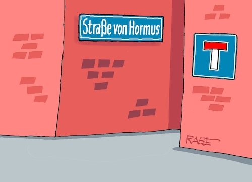Cartoon: Sackgasse Hormus (medium) by RABE tagged merz,kanzler,koalition,union,spd,klingbeil,cartoon,karikatur,pressezeichnung,farbcartoon,tagescartoon,bürokratie,verwaltung,beamte,modernisierung,monster,drachen,schwert,holzschwert,nägel,säge,usa,trump,iran,nahostkrieg,terror,tanker,schiffsverkehr,israel,hormus,kanal,frachtschiff,blockade,sackgasse,seemine,mine,merz,kanzler,koalition,union,spd,klingbeil,cartoon,karikatur,pressezeichnung,farbcartoon,tagescartoon,bürokratie,verwaltung,beamte,modernisierung,monster,drachen,schwert,holzschwert,nägel,säge,usa,trump,iran,nahostkrieg,terror,tanker,schiffsverkehr,israel,hormus,kanal,frachtschiff,blockade,sackgasse,seemine,mine