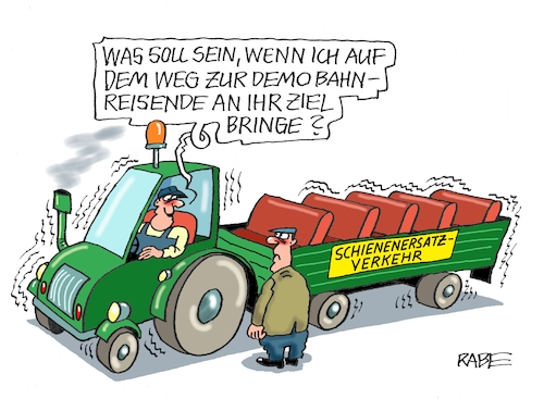 Schienenersatzstreik Schienenersatzstreik