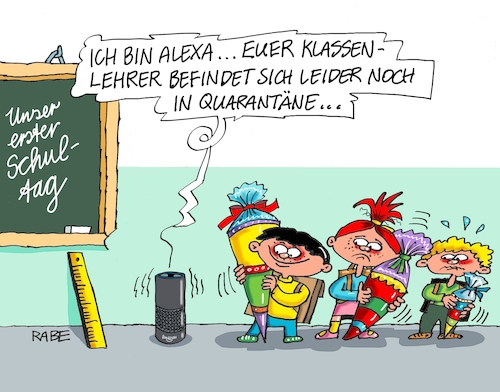 Cartoon: Schuldurchstarter (medium) by RABE tagged virus,corona,pandemie,coronakrise,rabe,ralf,böhme,cartoon,karikatur,pressezeichnung,farbcartoon,tagescartoon,viren,virenschutz,mundschutz,desinfektion,föderal,föderalismus,ländersache,abstandsregeln,lockerung,reiserückkehrer,schnelltest,schule,schüler,schulstart,ferienende,schulbeginn,bildungsminister,zuckertüte,alexa,amazon,schultafel,virus,corona,pandemie,coronakrise,rabe,ralf,böhme,cartoon,karikatur,pressezeichnung,farbcartoon,tagescartoon,viren,virenschutz,mundschutz,desinfektion,föderal,föderalismus,ländersache,abstandsregeln,lockerung,reiserückkehrer,schnelltest,schule,schüler,schulstart,ferienende,schulbeginn,bildungsminister,zuckertüte,alexa,amazon,schultafel