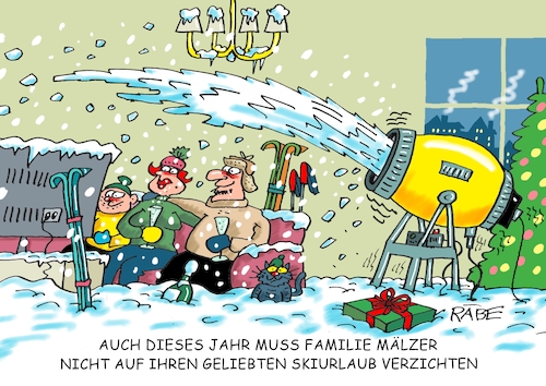 Skiurlauber at Home Skiurlauber at Home