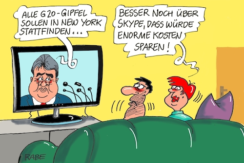 Cartoon: Skype (medium) by RABE tagged hamburg,sturmflut,zwanzig,gipfel,militante,linke,linksextremisten,rabe,ralf,böhme,cartoon,karikatur,pressezeichnung,farbcartoon,tagescartoon,welle,gewalt,innenminister,gabriel,außenminister,new,york,merkel,erdogan,putin,elbe,hansestadt,hamburg,sturmflut,zwanzig,gipfel,militante,linke,linksextremisten,rabe,ralf,böhme,cartoon,karikatur,pressezeichnung,farbcartoon,tagescartoon,welle,gewalt,innenminister,gabriel,außenminister,new,york,merkel,erdogan,putin,elbe,hansestadt