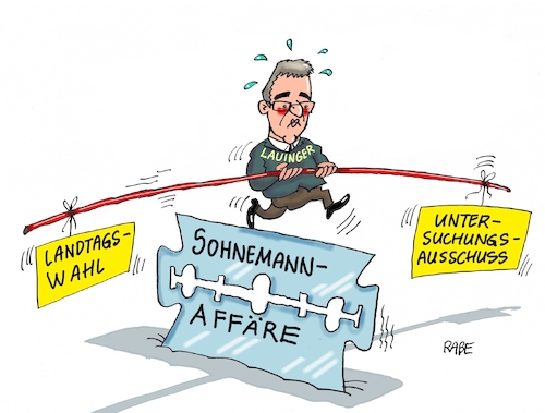 Cartoon: Sohnemannaffäre (medium) by RABE tagged landtagswahlen,landtag,bundesländer,wähler,thüringen,sachsen,rabe,ralf,böhme,cartoon,karikatur,pressezeichnung,farbcartoon,tagescartoon,baukasten,bau,bauhaus,weimar,justizminister,lauinger,grüne,sohnemann,sohnemannaffäre,klage,untersuchungsausschuß,landtagswahlen,landtag,bundesländer,wähler,thüringen,sachsen,rabe,ralf,böhme,cartoon,karikatur,pressezeichnung,farbcartoon,tagescartoon,baukasten,bau,bauhaus,weimar,justizminister,lauinger,grüne,sohnemann,sohnemannaffäre,klage,untersuchungsausschuß