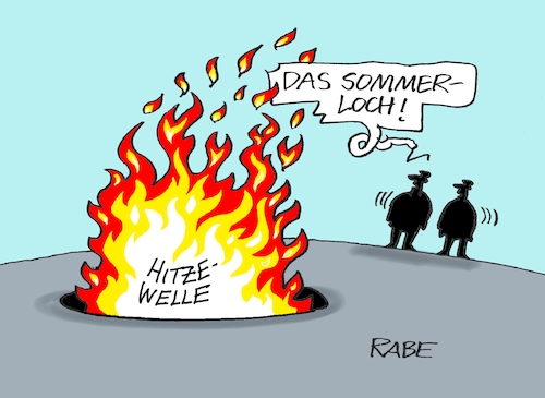 Cartoon: Sommerlöchriges (medium) by RABE tagged hitze,dürre,klima,klimawandel,wetterextreme,trockenheit,rabe,ralf,böhme,cartoon,karikatur,pressezeichnung,farbcartoon,tagescartoon,sommer,extremwetter,fächer,sommerloch,feuer,flamme,extremhitze,hitze,dürre,klima,klimawandel,wetterextreme,trockenheit,rabe,ralf,böhme,cartoon,karikatur,pressezeichnung,farbcartoon,tagescartoon,sommer,extremwetter,fächer,sommerloch,feuer,flamme,extremhitze