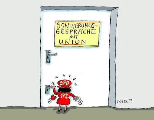 Cartoon: SPD Abrutsch (medium) by RABE tagged grüne,jamaika,sondierungsgespräche,regierungsbildung,amtshandlung,rabe,ralf,böhme,cartoon,karikatur,pressezeichnung,farbcartoon,tagescartoon,spd,union,groko,koalitionsgespräche,martin,schulz,merkel,tür,türklinke,umfragewerte,umfragetief,grüne,jamaika,sondierungsgespräche,regierungsbildung,amtshandlung,rabe,ralf,böhme,cartoon,karikatur,pressezeichnung,farbcartoon,tagescartoon,spd,union,groko,koalitionsgespräche,martin,schulz,merkel,tür,türklinke,umfragewerte,umfragetief