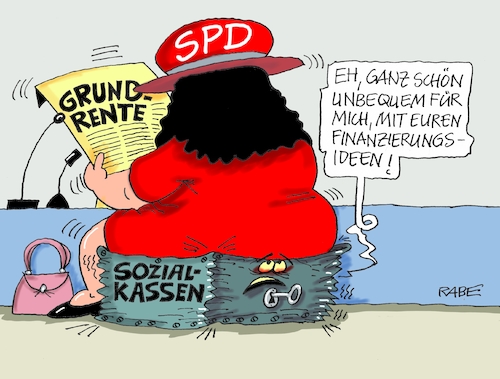 Cartoon: SPD Grundrente (medium) by RABE tagged nahles,spd,sozialdemokraten,groko,umfragetief,scholz,rabe,ralf,böhme,cartoon,karikatur,pressezeichnung,farbcartoon,tagescartoon,ruine,koalition,koalitionsvetrag,grundrente,sozialkassen,finanzierungsideen,kritik,nahles,spd,sozialdemokraten,groko,umfragetief,scholz,rabe,ralf,böhme,cartoon,karikatur,pressezeichnung,farbcartoon,tagescartoon,ruine,koalition,koalitionsvetrag,grundrente,sozialkassen,finanzierungsideen,kritik