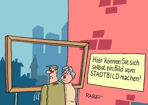 Stadtbild vom Stadtbild (medium) Cartoon: Stadtbild vom Stadtbild (medium) by RABE tagged merz,union,kanzler,fritze,koalition,spd,klingbeil,bundesregierung,rabe,ralf,böhme,cartoon,karikatur,pressezeichnung,farbcartoon,tagescartoon,trump,putin,krisen,tv,nachrichten,waschmaschine,stadt,stadtbild,stadtbilddebatte,stadtbilddemo,bild,bilderrahmen,ausblick,migranten,flüchtlinge,sicherheit,merz,union,kanzler,fritze,koalition,spd,klingbeil,bundesregierung,rabe,ralf,böhme,cartoon,karikatur,pressezeichnung,farbcartoon,tagescartoon,trump,putin,krisen,tv,nachrichten,waschmaschine,stadt,stadtbild,stadtbilddebatte,stadtbilddemo,bild,bilderrahmen,ausblick,migranten,flüchtlinge,sicherheit