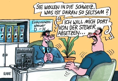 Cartoon: Steuerschlupfloch Schweiz (medium) by RABE tagged panama,panamapapers,briefkasten,briefkastenfirmen,steueroase,steuerbetrug,merkel,rabe,ralf,böhme,cartoon,karikatur,pressezeichnung,farbcartoon,tagescartoon,steuerparadies,steuerberater,steuervergünstigung,schweiz,steuereinsparung,steuersünder,panama,panamapapers,briefkasten,briefkastenfirmen,steueroase,steuerbetrug,merkel,rabe,ralf,böhme,cartoon,karikatur,pressezeichnung,farbcartoon,tagescartoon,steuerparadies,steuerberater,steuervergünstigung,schweiz,steuereinsparung,steuersünder