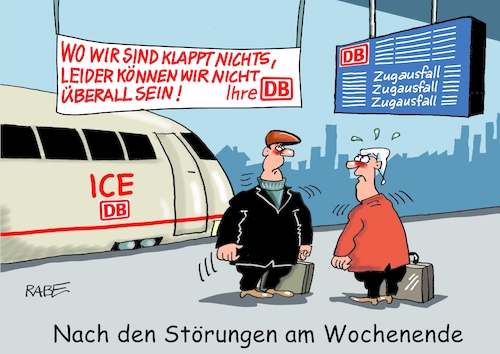 Störung bei der Bahn Störung bei der Bahn