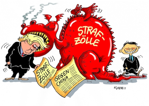 Cartoon: Strafzoll (medium) by RABE tagged donald,trump,usa,us,president,washington,botschaften,länder,hauptstädte,rabe,ralf,böhme,cartoon,karikatur,pressezeichnung,farbcartoon,tagescartoon,china,strafzölle,peking,drachen,schlagbaum,zoll,handelsgüter,donald,trump,usa,us,president,washington,botschaften,länder,hauptstädte,rabe,ralf,böhme,cartoon,karikatur,pressezeichnung,farbcartoon,tagescartoon,china,strafzölle,peking,drachen,schlagbaum,zoll,handelsgüter