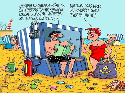 Cartoon: Strandbekanntes (medium) by RABE tagged strand,urlaub,ostsee,nordsee,strandkorb,geld,euro,urlaubsreise,deutsche,rabe,ralf,böhme,cartoon,karikatur,pressezeichnung,farbcartoon,tagescartoon,armut,flieger,umwelt,umweltverschmutzung,umweltschutz,klima,klimawandel,verzicht,ferienzeit,strand,urlaub,ostsee,nordsee,strandkorb,geld,euro,urlaubsreise,deutsche,rabe,ralf,böhme,cartoon,karikatur,pressezeichnung,farbcartoon,tagescartoon,armut,flieger,umwelt,umweltverschmutzung,umweltschutz,klima,klimawandel,verzicht,ferienzeit