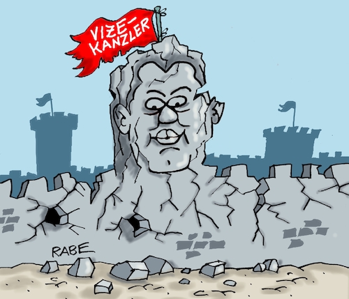 Cartoon: Sturmreif (medium) by RABE tagged merz,union,kanzler,fritze,koalition,spd,klingbeil,bundesregierung,rabe,ralf,böhme,cartoon,karikatur,pressezeichnung,farbcartoon,tagescartoon,trump,putin,krisen,tv,nachrichten,vizekanzler,bas,wahlschlappe,festung,sturmreifes,burg,risse,schutt,trümmer,merz,union,kanzler,fritze,koalition,spd,klingbeil,bundesregierung,rabe,ralf,böhme,cartoon,karikatur,pressezeichnung,farbcartoon,tagescartoon,trump,putin,krisen,tv,nachrichten,vizekanzler,bas,wahlschlappe,festung,sturmreifes,burg,risse,schutt,trümmer