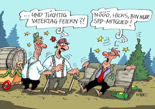Cartoon: Suffkopp (medium) by RABE tagged himmelfahrt,christi,vatertag,männertag,ausflug,suff,alkohol,bollerwagen,rabe,ralf,böhme,cartoon,karikatur,pressezeichnung,farbcartoon,tagescartoon,spd,umfragetief,umfragewerte,martin,schulz,bundestagswahl,himmelfahrt,christi,vatertag,männertag,ausflug,suff,alkohol,bollerwagen,rabe,ralf,böhme,cartoon,karikatur,pressezeichnung,farbcartoon,tagescartoon,spd,umfragetief,umfragewerte,martin,schulz,bundestagswahl