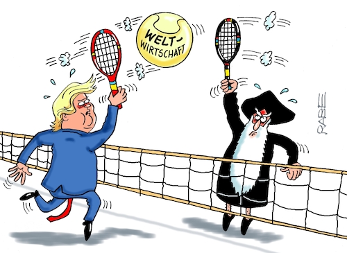 Cartoon: Tennisarm (medium) by RABE tagged trump,präsident,usa,donald,einmarsch,erstürmung,cartoon,karikatur,pressezeichnung,rabe,ralf,böhme,farbcartoon,tagescartoon,venezuela,südamerika,maduro,regimewechsel,weltordnung,kongress,völkerrecht,iran,irankrieg,israel,mullah,straße,von,hormus,blockade,spritpreis,öltanker,weltwirtschaft,wirtschaftskrise,teuerung,tennis,netz,schläger,tennisnetz,tennisball,ball,trump,präsident,usa,donald,einmarsch,erstürmung,cartoon,karikatur,pressezeichnung,rabe,ralf,böhme,farbcartoon,tagescartoon,venezuela,südamerika,maduro,regimewechsel,weltordnung,kongress,völkerrecht,iran,irankrieg,israel,mullah,straße,von,hormus,blockade,spritpreis,öltanker,weltwirtschaft,wirtschaftskrise,teuerung,tennis,netz,schläger,tennisnetz,tennisball,ball