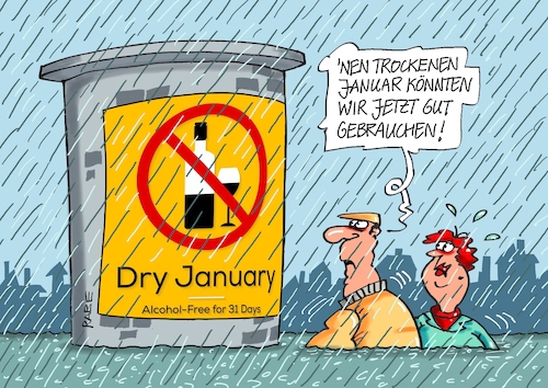 Cartoon: Trockenes (medium) by RABE tagged silvester,neujahr,jahresbeginn,prosit,rutsch,feuerwerk,böller,neujahrsansprache,silvesteransprache,rabe,ralf,böhme,cartoon,karikatur,pressezeichnung,farbcartoon,tagescartoon,januar,regen,regenschauer,überschwemmung,hochwasser,hochwassergefahr,dauerregen,überflutung,litfaßsäule,alkohol,alkoholkonsum,werbekampagne,dry,trocken,abstinenz,wetter,umwelt,klima,silvester,neujahr,jahresbeginn,prosit,rutsch,feuerwerk,böller,neujahrsansprache,silvesteransprache,rabe,ralf,böhme,cartoon,karikatur,pressezeichnung,farbcartoon,tagescartoon,januar,regen,regenschauer,überschwemmung,hochwasser,hochwassergefahr,dauerregen,überflutung,litfaßsäule,alkohol,alkoholkonsum,werbekampagne,dry,trocken,abstinenz,wetter,umwelt,klima