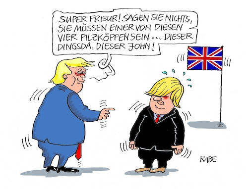 Trump bei Johnson Trump bei Johnson