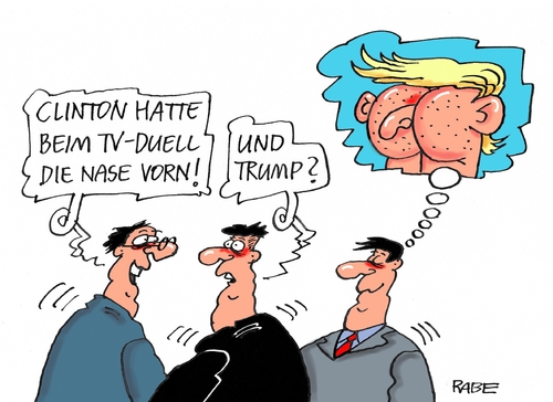 Trump Clinton Duell Trump Clinton Duell