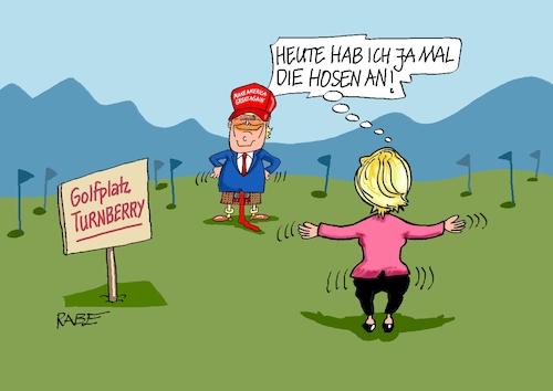 Cartoon: Trump im Rock (medium) by RABE tagged trump,kanada,gipfel,gipfeltreffen,staatschefs,rabe,ralf,böhme,cartoon,karikatur,pressezeichnung,farbcartoon,tagescartoon,gespenst,geist,angst,donald,usa,nato,natoaustritt,schild,turnberry,schottland,golf,golfplatz,treffen,ursula,von,der,leyen,eu,europa,handel,zoll,zollstreit,strafzölle,handelskrieg,hose,rock,trump,kanada,gipfel,gipfeltreffen,staatschefs,rabe,ralf,böhme,cartoon,karikatur,pressezeichnung,farbcartoon,tagescartoon,gespenst,geist,angst,donald,usa,nato,natoaustritt,schild,turnberry,schottland,golf,golfplatz,treffen,ursula,von,der,leyen,eu,europa,handel,zoll,zollstreit,strafzölle,handelskrieg,hose,rock