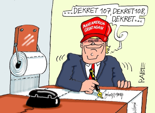 Trump von der Rolle Trump von der Rolle