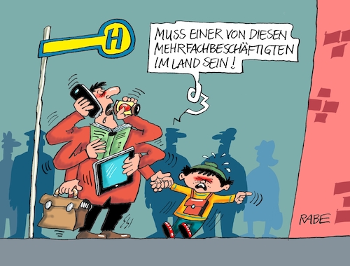 Cartoon: Überqualifiziert (medium) by RABE tagged groko,union,cdu,csu,spd,merkel,akk,berlin,bundesregierung,befragung,rabe,ralf,böhme,cartoon,karikatur,pressezeichnung,farbcartoon,tagescartoon,prügelei,halbzeit,halbzeitbilanz,mehrfach,mehrfachbeschäftigte,arbeitnehmer,rente,zuverdienst,erwerbstätige,gewerkschaften,deutschland,arbeitsplätze,lohn,gehalt,bushaltestelle,kindergarten,büro,nebenverdienste,job,jobs,nebenjobs,groko,union,cdu,csu,spd,merkel,akk,berlin,bundesregierung,befragung,rabe,ralf,böhme,cartoon,karikatur,pressezeichnung,farbcartoon,tagescartoon,prügelei,halbzeit,halbzeitbilanz,mehrfach,mehrfachbeschäftigte,arbeitnehmer,rente,zuverdienst,erwerbstätige,gewerkschaften,deutschland,arbeitsplätze,lohn,gehalt,bushaltestelle,kindergarten,büro,nebenverdienste,job,jobs,nebenjobs