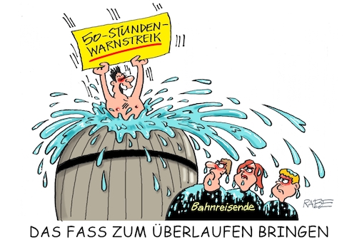 Cartoon: Unfassbares (medium) by RABE tagged gewerkschaften,tarife,tarifverhandlungen,streik,gew,verdi,rabe,ralf,böhme,cartoon,karikatur,pressezeichnung,farbcartoon,tagescartoon,schleifstein,messer,gewerkschaftsmitglieder,bahn,db,evg,warnstreik,bahnstreik,bahnreisende,bahnkunden,fass,wasser,pool,springer,turmspringer,gewerkschaften,tarife,tarifverhandlungen,streik,gew,verdi,rabe,ralf,böhme,cartoon,karikatur,pressezeichnung,farbcartoon,tagescartoon,schleifstein,messer,gewerkschaftsmitglieder,bahn,db,evg,warnstreik,bahnstreik,bahnreisende,bahnkunden,fass,wasser,pool,springer,turmspringer