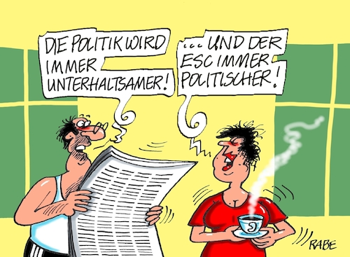 Cartoon: Unterhaltsames (medium) by RABE tagged esw,malmö,songcontest,schlager,unterhalt,rabe,ralf,böhme,cartoon,karikatur,pressezeichnung,farbcartoon,tagescartoon,unterhaltung,unterhaltungsprogramm,proteste,festnahmen,israel,esw,malmö,songcontest,schlager,unterhalt,rabe,ralf,böhme,cartoon,karikatur,pressezeichnung,farbcartoon,tagescartoon,unterhaltung,unterhaltungsprogramm,proteste,festnahmen,israel