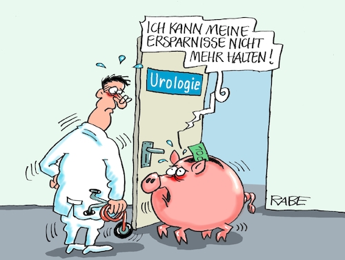 Cartoon: Urologisches (medium) by RABE tagged gas,gassparen,gasnotstand,gasgeben,sanktionen,gasspeicher,gasheizung,rabe,ralf,böhme,cartoon,karikatur,pressezeichnung,farbcartoon,tagescartoon,robert,habeck,putin,ukrainekrieg,inflation,inflationsrate,ersparnisse,rücklagen,banken,sparer,sparschwein,geld,urologe,urologie,gas,gassparen,gasnotstand,gasgeben,sanktionen,gasspeicher,gasheizung,rabe,ralf,böhme,cartoon,karikatur,pressezeichnung,farbcartoon,tagescartoon,robert,habeck,putin,ukrainekrieg,inflation,inflationsrate,ersparnisse,rücklagen,banken,sparer,sparschwein,geld,urologe,urologie