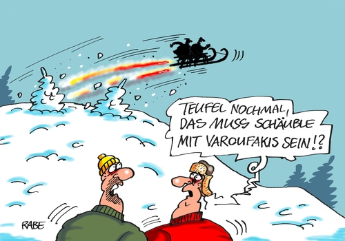 Varoufakis Schlittenfahrt