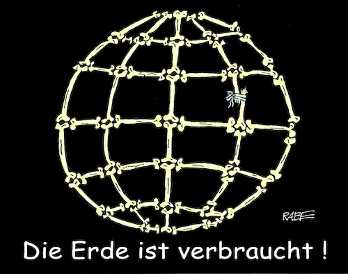 Cartoon: Verbrauchtes (medium) by RABE tagged klimaschutz,erde,erdüberlastung,erdüberlastungstag,verbrauch,rabe,ralf,böhme,cartoon,karikatur,pressezeichnung,farbcartoon,tagescartoon,knochen,gerippe,klimakatastrophe,kohlendioxyd,umweltschutz,klimaschutz,erde,erdüberlastung,erdüberlastungstag,verbrauch,rabe,ralf,böhme,cartoon,karikatur,pressezeichnung,farbcartoon,tagescartoon,knochen,gerippe,klimakatastrophe,kohlendioxyd,umweltschutz