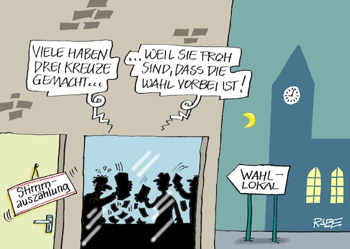 Wahlabendliches Wahlabendliches
